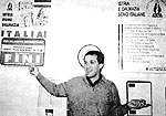 Roberto Menia, jedan od najbli�ih Finijevih suradnika, u prostorijama stranke Alleanza nazionale, koje krasi natpis "Istra i Dalmacija su talijanske"